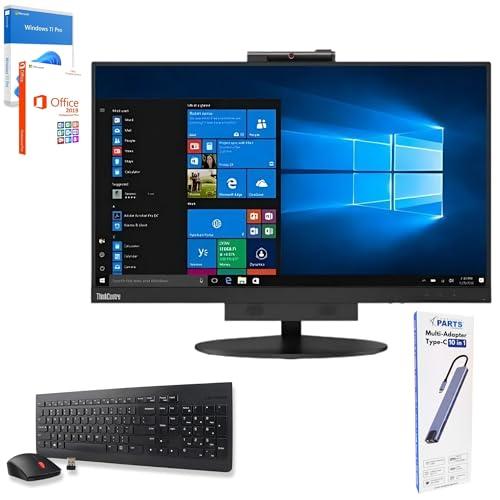 Lenovo All In One ThinkCentre TIO24 24″ Full HD | Intel Core i7 | 32GB | 1000 GB SSD | DOKING STATION 10 IN 1 WebCam Win 11 Pro 36 Mesi Garanzia (Ricon (Kit Tastiera e Mouse Italiano)