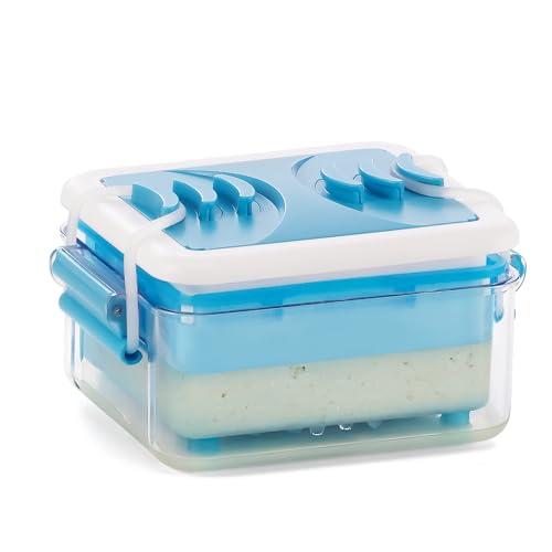 Pressa per tofu, lavabile in lavastoviglie per estrarre rapidamente l'acqua dalla seta biologica, tofu extra duro