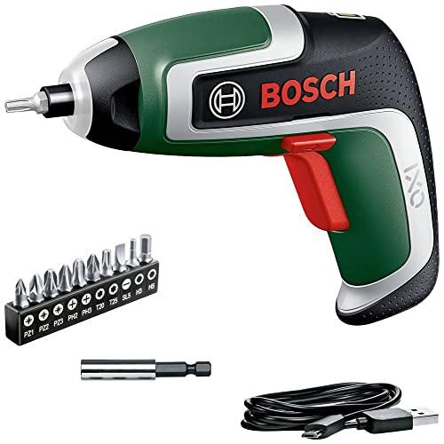 Bosch 0 603 9E0 000 cacciavite elettrico e avvitatore a impulso 235 Giri/min Nero, Verde (IXO 7 06039E0000 Akku-Schrauber 3.6 V)