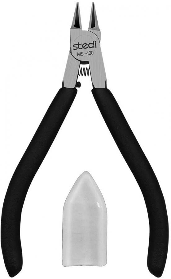 Stedi 4.8-inch Model Nipper, strumenti per modelli con lama sottile e affilata e custodia per accessori per modelli in plastica, taglierina per la riparazione e il fissaggio di Gundam Building, nero