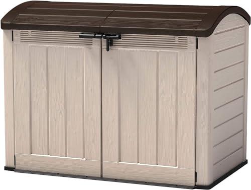 Keter Porta Attrezzi Store It Out Ultra Beige/Marrone In Resina Cm 177X113X134 H