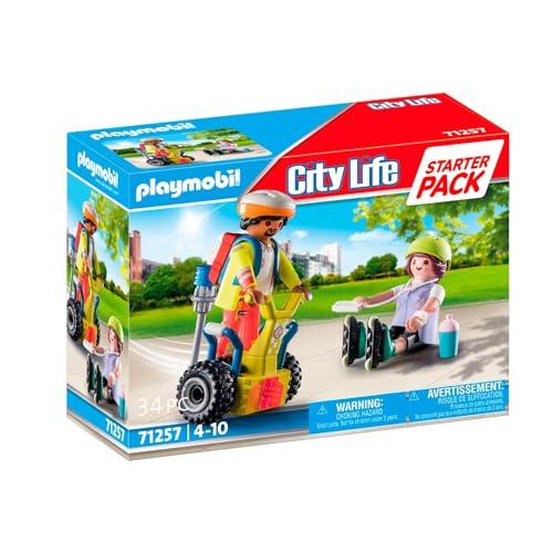 PLAYMOBIL Starter Pack 71257 Soccorso in Segway per Bambini dai 4 Anni