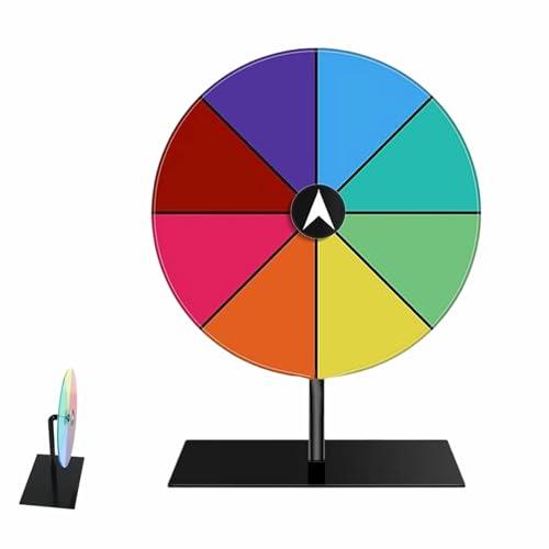 FUSONGQINTANG Ruota della Fortuna La Ruota dei Premi Che Gira Acrilico Spinning Wheel per Feste, Inaugurazione della Casa, Giochi di Carnevale