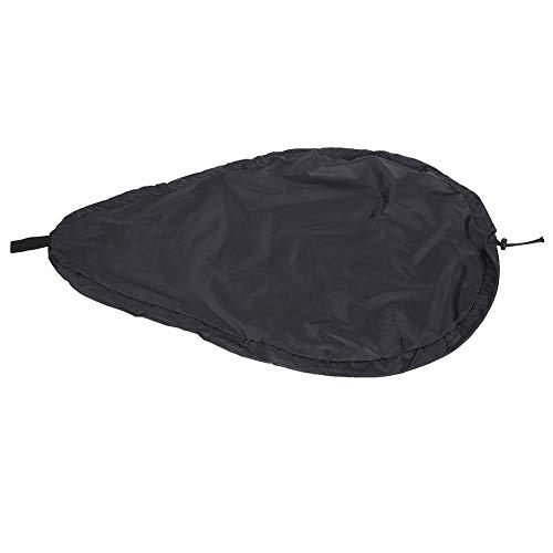 DEWIN Copripozzetto, Nero Universale Copripozzetto per Kayak, Copertura per Pozzetto per Canoa Accessorio per Kayak (S 91X58cm)