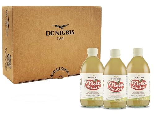 De Nigris 1889 Cofanetto Benessere Aceto Di Mele Con Madre Non Filtrato e Biologico 