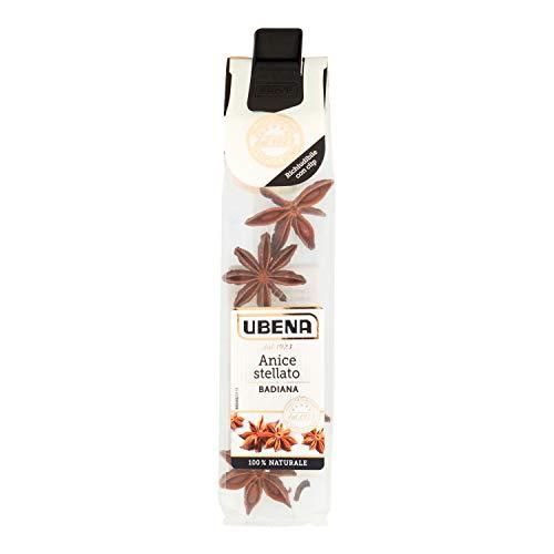 UBENA, Anice Stellato, Sapore Intenso e Fortemente Aromatico, Ideale per Piatti Caldi e Bevande, Formato Clip Sachet da 5 Pezzi