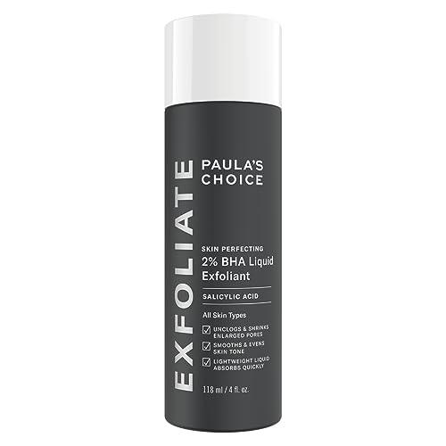 Paula's Choice SKIN PERFECTING 2% BHA Esfoliante Liquido - Peeling Viso con Acido Salicilico - Combatte Imperfezioni, Punti Neri & Brufoli - Ridurre i Pori - Pelli Miste o Grasse - 118 ml