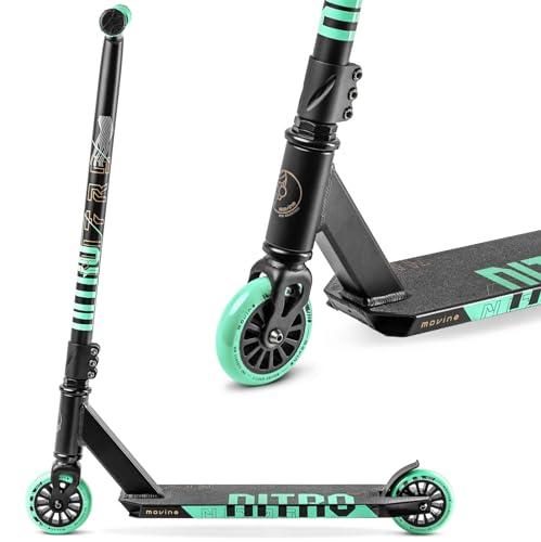 Monopattino Freestyle Movino | Cuscinetti ABEC 9 | Monopattino per bambini resistente alle acrobazie | Pro Stunt Scooter | Ruote da 100 mm | Peso 3,5 kg | Alluminio 6062