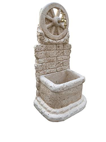 FONTANA PER GIARDINO RUOTA DA RUBINETTO