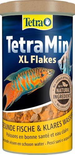 TetraMin XL Flakes - Mangime per pesci sotto forma di mix di fiocchi per pesci ornamentali d'acqua dolce di taglia grande, 1 L