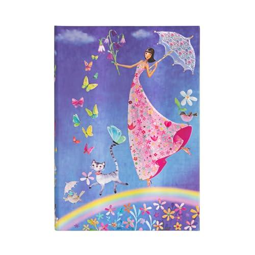 Paperblanks | Arcobaleno Primaverile | Diari a copertina rigida | Midi | Righe