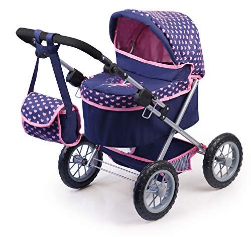 Bayer Design-13052AA Carrozzina Trendy, con Borsa, Pieghevole, Colore Blu, Rosa, Fata, 13052AA