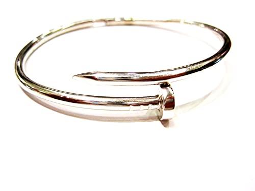 Bracciale chiodo in argento