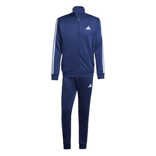 adidas Uomo 3 STRIPES FRENCH TERRY TRACKSUITS, dark blue, XL