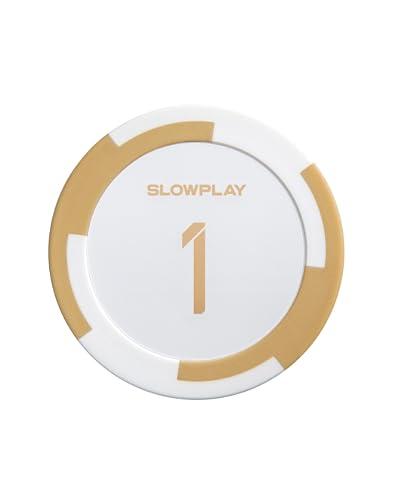 SLOWPLAY Godel Fiches da Poker in Argilla | 50 Pezzi di Fiches da Poker Texas Holdem, 14g Fiches da Poker [con Valore] | Squisita fattura e Design (1)