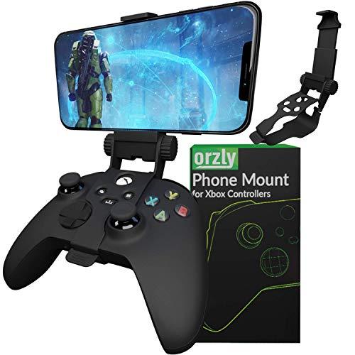 Clip da gioco mobile per controller Xbox Series X, supporto telefono, morsetto regolabile compatibile con Xbox Series X|S, Xbox One, Xbox One S, Xbox One X-Carbon Black