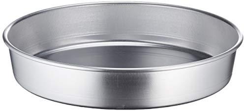 Pentole Agnelli Linea Pasticceria e Pizza Tortiera Conica in Alluminio con Orlo (H 6 cm), Argento, 28 cm