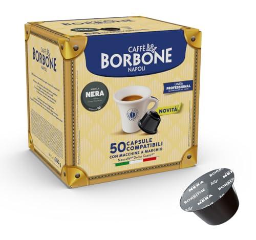 Caffè Borbone Miscela Nera - 50 capsule - Compatibili con le Macchine Nescafè®* Dolce Gusto®*