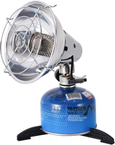 Mini Stufetta Gas Portatile Riscaldanti da Esterno Stufetta Elettrica Regolabile per Interno Patio Stanze Campeggio Pesca 15x14CM
