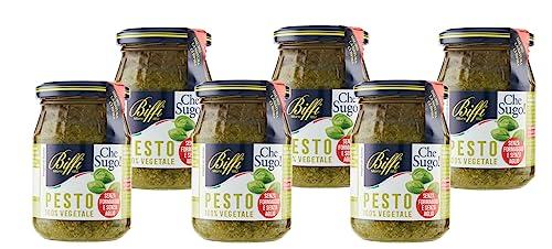 Biffi - Pesto 100% Vegetale - Multipack - 6 vasetti da 190g
