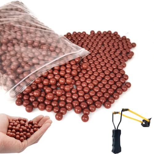 DWFEYOI Sfere per Fionda, 200pcs Slingshot Fango Sfera Palla di Argilla, Ecologiche Argilla Palline per Catapulta con Qualsiasi Fionda da Caccia