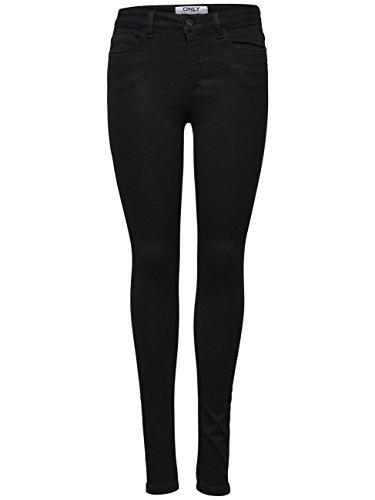 ONLY Onlroyal Life High Sk Jeans 600 Noos, Jeans Donna, Nero, XL / 32L