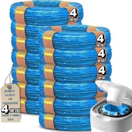 Ricarica compatibile con mangiapannolini Tommee Tippee Twist & Click, Sangenic Tec e Simplee – Confezione da 12 ricariche