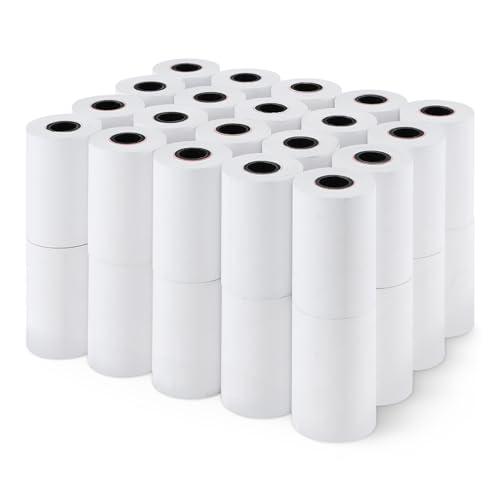 Amazon Basics Rotoli di carta termica per ricevute, 57 mm x 40 mm, 40 rotoli