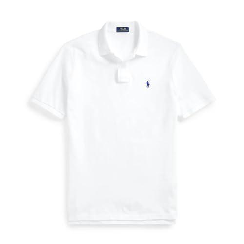Ralph Lauren Polo in piquet vestibilità aderente., bianco, M