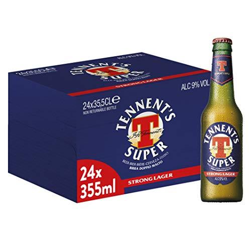 Tennent’s Super Birra, Bottiglia - Pacco da 24 x 355 ml