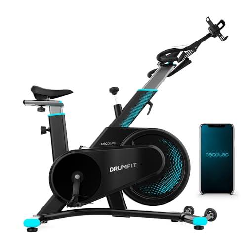 Cecotec Bicicletta Indoor DrumFit Indoor 7000 Magno Connected Resistenza Magnetica, Connettività Bluetooth, Design Compatto, Sella e Manubrio Ergonomici e Regolabili, Display LCD
