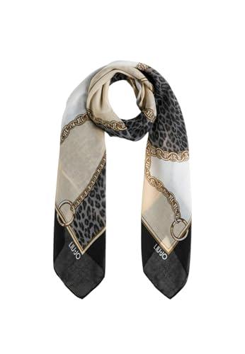 LIU JO Foulard Better con catene Black