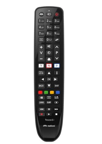 MELICONI - Telecomando GUMBODY PERSONAL 6+ TELEF-Nero lucido / nero opaco / cor