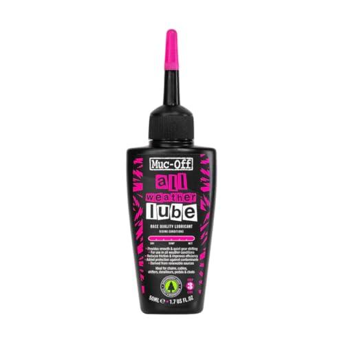 Muc-Off All-Weather Chain Lube, 50 ml - Lubrificante Catena Bici Biodegradabile, Olio Catena Bici di Tutti i Tipi - Formulato per Tutte le Condizioni Atmosferiche