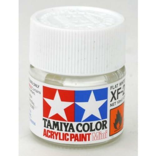 Tamiya colore acrilico opaco 10 ml XF-2 FLAT WHITE