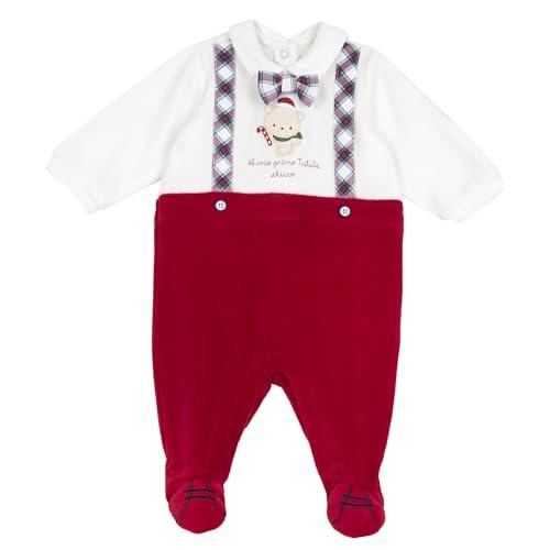 Chicco, Tutina Natale Neonato e Neonata in Morbido Tessuto, Idee Regalo Neonato Natale, Abbigliamento Bambino e Bambina 0-24 Mesi, Designed in Italy