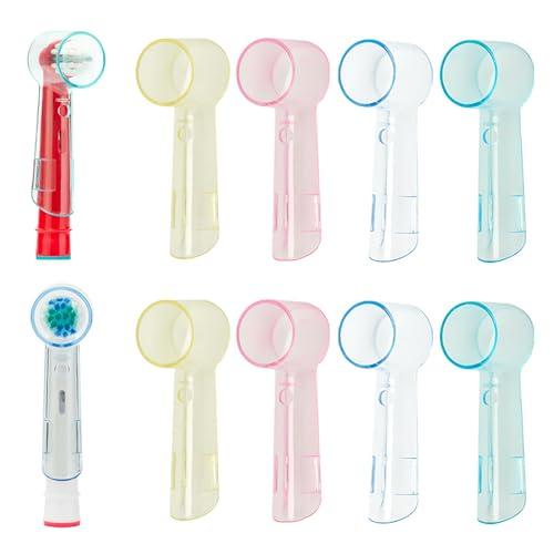 GeekerChip Copertura Spazzolino Elettrico,8 Pezzi Copertura Protettiva per Testine di Spazzolino Elettrico,Copri Spazzolino Antipolvere,per Viaggi/Lavoro,Multicolore