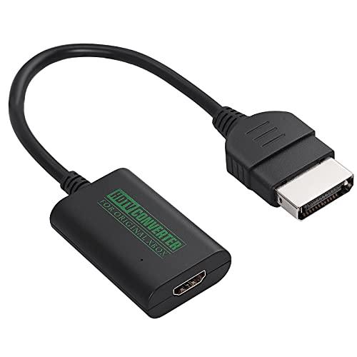 PROZOR Convertitore da Xbox a HDMI Supporta 480p 720p 1080i Custodia in Alluminio Plug & Play Cavo HDMI per Console Xbox Originale Compatibile con TV HDTV Monitor e Proiettore