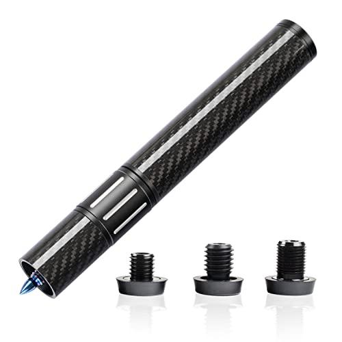 KONLLEN Pool Cue Extension with 3 Bumpers Carbon Fiber Billiards Cue Extension Billiard Accessories for Pool Sticks