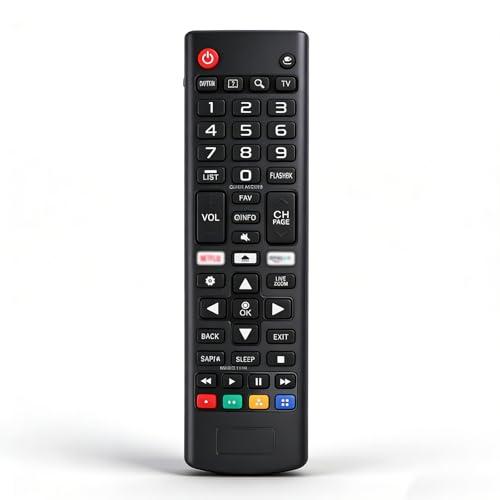 Telecomando Sostitutivo LG Universale, AKB75095307 per Telecomando LG Smart TV, con Netflix Amazon Streaming Buttons, Non Serve Programmazione Compatibile Universale per LG TV LED LCD HDTV 3D 4K