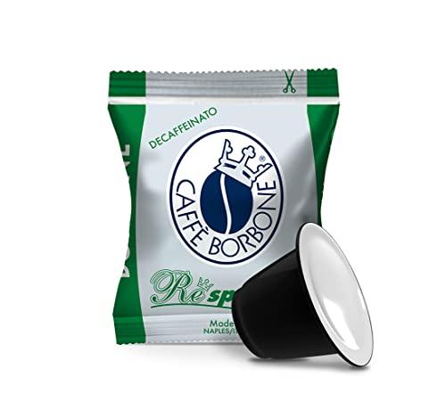 Caffè Borbone Respresso, Miscela Decaffeinata - 50 Capsule - Compatibili con le Macchine ad uso domestico Nespresso*