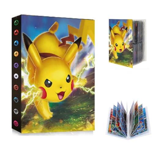 Album per Carte Pokemon, Raccoglitore Carte, Libro Porta Carte, Album di Carte Collezionabili, 30 Pagine, Capacità 240 Cartes