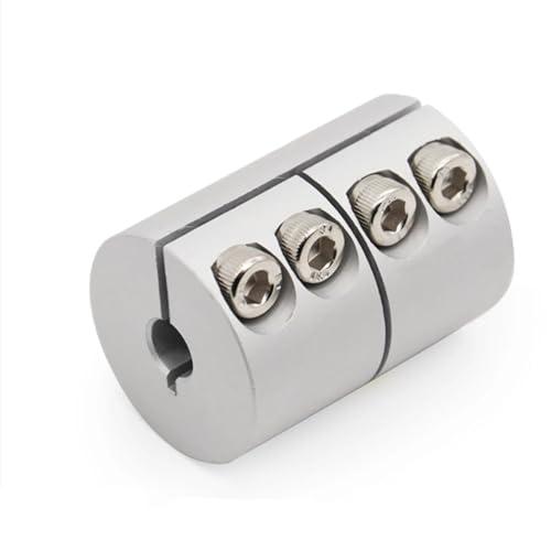 GuidNaurys 1 pz D20 L25 Giunto Rigido 4mm 5mm 6mm 6.35mm 7mm 8mm Foro In Lega di Alluminio Accoppiatore Albero Vite for servomotore passo-passo Collegamento assi(6x6mm)