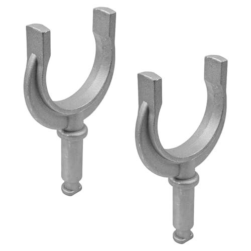 Tiardey 2 Pezzi Blocco per Remi per Barche Blocco per scalmi marini durevoli Supporto Laterale per Remi Asta e Supporto per Canna da Pesca per la Pesca in Mare