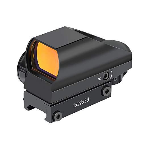 Feyachi RS-25 Red Dot Softair Tattico Riflescopi 4 reticoli 11 Impostazioni di Luminosità Mirino Softair per 20mm/22mm Picatinny Rail