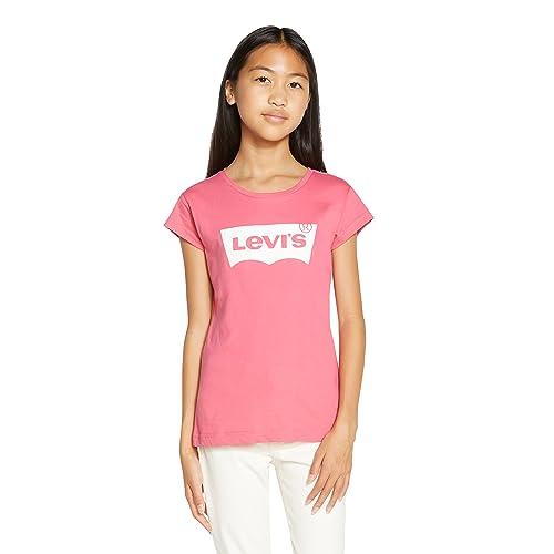 Levi's Lvg S/S Batwing Tee, T-shirt Bambine e ragazze, Rosa (Tea Tree Pink), 12 anni