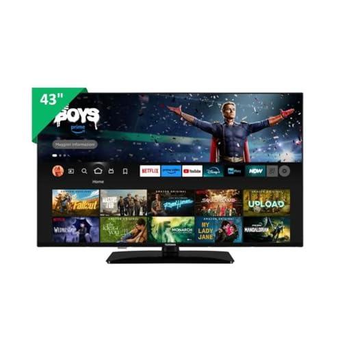 TELEFUNKEN TE40759B50V4F - TV 40 Pollici, Smart TV, DVB-T2, HEVC/H.265, LED, Classe energetica G