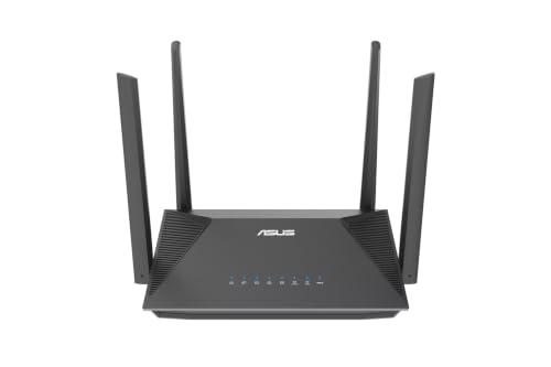 ASUS RT-AX52 Pro (AX3000), Router Estensibile Dual Band WiFi 6, Dotato di Instant Guard e dei Parental Control, VPN Integrata, Compatibile con AiMesh, Adatto per Gaming e Streaming, Smart Home, Nero