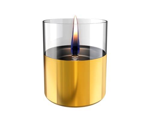 Tenderflame TR100/G TR100/SI Lilly Gold - Serbatoio da 250 ml, Durata Circa 9 Ore, inodore