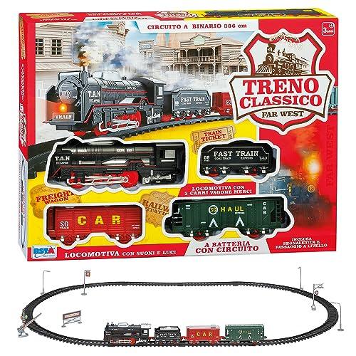 RSTOYS Treno Classico Far West con Binari
